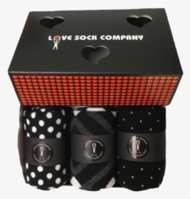 Black Dress Socks Gift Box - Box, HD Png Download, Transparent PNG