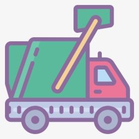 Garbage Truck Icon - Truck Icon Background Png, Transparent Png, Transparent PNG
