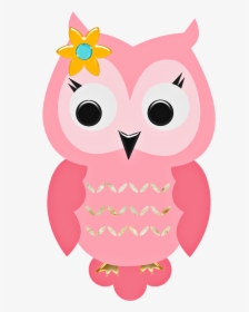 Pink Owls - - Imágenes De Tecolote En Caricatura, HD Png Download, Transparent PNG