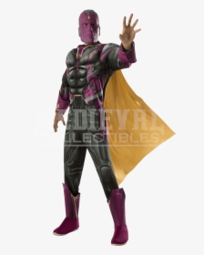 Adult Marvel Civil War Deluxe Vision Costume - Vision Avengers Costume, HD Png Download, Transparent PNG