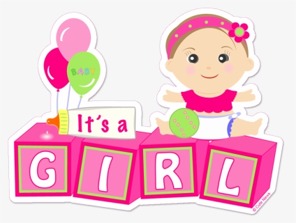 Baby Girl Photo - Its Baby Girl Png, Transparent Png, Transparent PNG