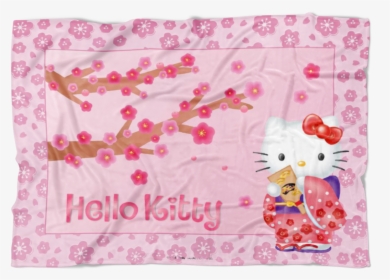 Hello Kitty Cute Fleece Blanket Lightweight Supremely - Craft, HD Png Download, Transparent PNG
