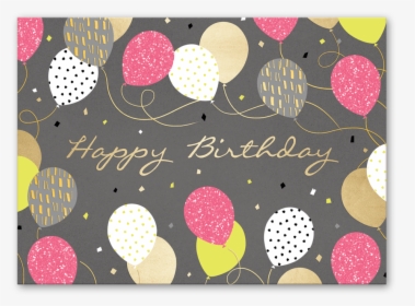 Balloons On Birthday Card, HD Png Download, Transparent PNG