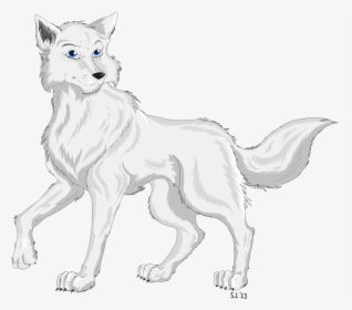 Cute Arctic Wolf Drawing - Cute Wolf Drawing Christmas, HD Png Download, Transparent PNG