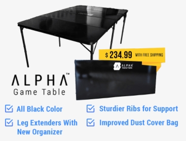 Alpha Game Table By Firmer Terra Llc, An Epic Gaming - Coffee Table, HD Png Download, Transparent PNG