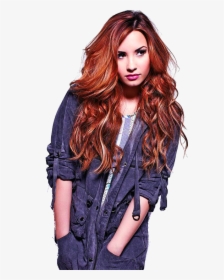 Demi Lovato Photoshoot Red Hair, HD Png Download, Transparent PNG