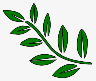 Olive Branch Stickers Messages Sticker-6 - Leaves On A Branch Clip Art, HD Png Download, Transparent PNG