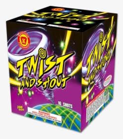 Twist And Shout, Repeater, Keystone Fireworks - Box, HD Png Download, Transparent PNG