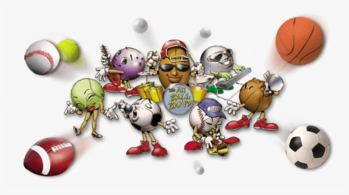Abb With Balls With Stars - Cartoon, HD Png Download, Transparent PNG