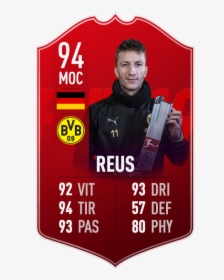 Marco Reus Potm Card, HD Png Download, Transparent PNG