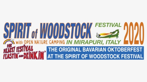 Spirit Of Woodstock Festival Logo - Illustration, HD Png Download, Transparent PNG