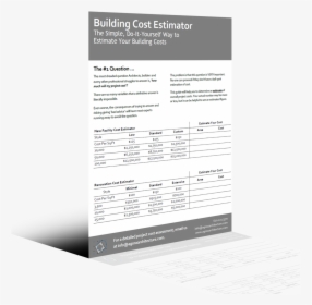 Building Cost Estimator 3d, HD Png Download, Transparent PNG