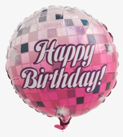 Pink Disco Ball - Balloon, HD Png Download, Transparent PNG