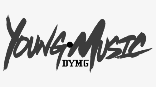 Young Music With No Outline - Calligraphy, HD Png Download, Transparent PNG
