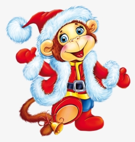 Christmas Monkey Clipart , Png Download - Christmas Monkey Clipart, Transparent Png, Transparent PNG