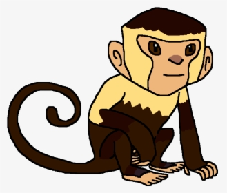 Capuchin Monkey Clipart Banner Free Download Image - Capuchin Monkey Cartoon Png, Transparent Png, Transparent PNG