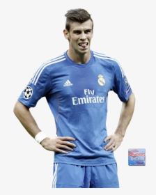 Gareth Bale Png - Gareth Bale Real Madrid Blue Jersey, Transparent Png, Transparent PNG