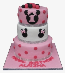 Minnie Mouse 3 Tier B181 - Cake Decorating, HD Png Download, Transparent PNG