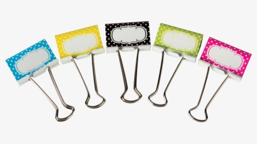 Fill-in Polka Dots Large Binder Clips - Binderclips, HD Png Download, Transparent PNG