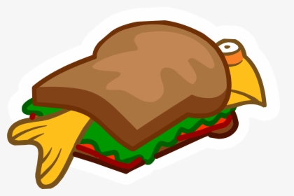 Sandwich , Png Download - Club Penguin Sandwich, Transparent Png, Transparent PNG