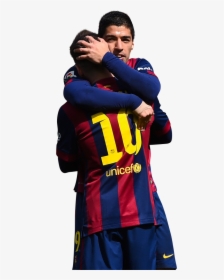 Lionel Messi & Luis Suarez render - Barcelona, HD Png Download, Transparent PNG