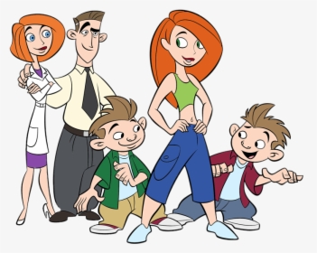 Kim Possible And Family - Kim Possible James Possible, HD Png Download, Transparent PNG