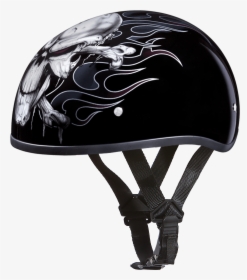 D - O - T - Daytona Skull Cap- W/ Cross Bones - Daytona - Daytona Motorcycle Helmet, HD Png Download, Transparent PNG