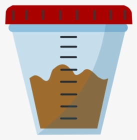 Waste Container,waste Containment,image Tracing - Stool In Specimen Cup Clipart Png, Transparent Png, Transparent PNG