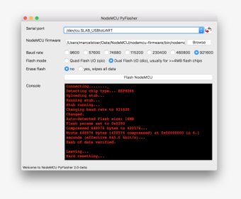 A Firmware Flash - Nodemcu Flasher, HD Png Download, Transparent PNG