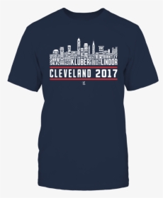 2017 Cleveland Skyline Team Roster Front Picture - Dallas Cowboys Skyline Shirt, HD Png Download, Transparent PNG
