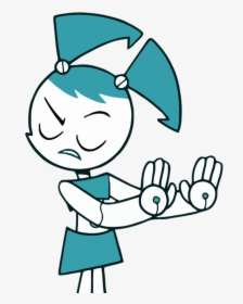 White Facial Expression Nose Head Line Art Emotion - My Life As A Teenage Robot Png, Transparent Png, Transparent PNG