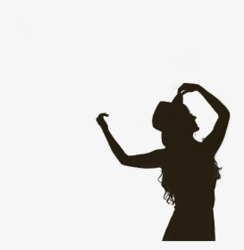 #sticker #silhouette #cowgirl #dancing #black #shadow - Brave Ragazze Vanno In Paradiso Le Cattive Dappertutto, HD Png Download, Transparent PNG