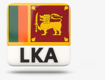 Square Icon With Iso Code - Flag Of Sri Lanka, HD Png Download, Transparent PNG