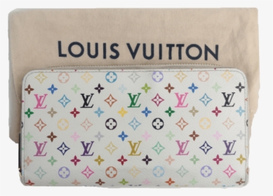 Louis Vuitton Multicolor Zippy Wallet White, HD Png Download, Transparent PNG