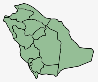 Saudi Arabia Provinces Template - Region Of Saudi Arabia, HD Png Download, Transparent PNG