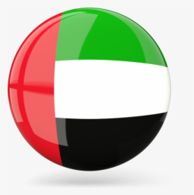 United Arab Emirates Round Flag, HD Png Download, Transparent PNG