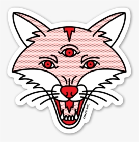 Triclops Fox Sticker, HD Png Download, Transparent PNG