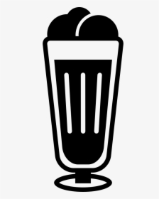 Ice Cream In Glass - Ice Cream Glass Icon, HD Png Download, Transparent PNG
