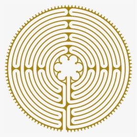 Chartres Cathedral Walking Maze Meditation Others - Labyrinth Chartres, HD Png Download, Transparent PNG