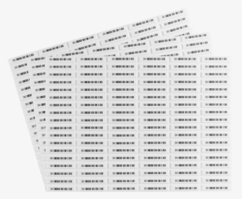Sekura Am 44x10mm Dummy Barcode Labels - Paper, HD Png Download, Transparent PNG