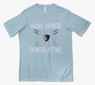 Hand Armor Powerlifting Fb Agency Text With Bars Blood - T-shirt, HD Png Download, Transparent PNG