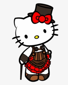 Steampunk Hello Kitty - Transparent Hello Kitty Png, Png Download, Transparent PNG