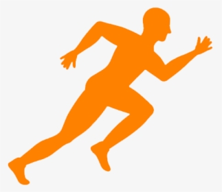 Sport Man Running Black, HD Png Download, Transparent PNG