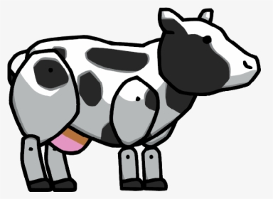 Scribblenauts Cow - Cow Sprite Png, Transparent Png, Transparent PNG
