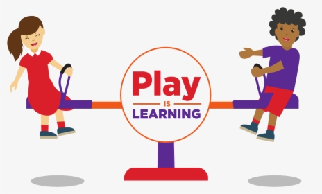 Play Is Learning Kids On Seesaw - Play Based Learning Clipart, HD Png Download, Transparent PNG