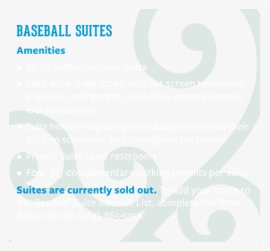 Baseball Premium Seating Text - Graphic Design, HD Png Download, Transparent PNG