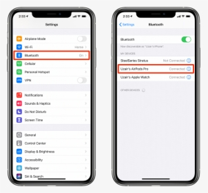 Rename Airpods By Going To Settings Then Tap On Bluetooth - Divvy Card, HD Png Download, Transparent PNG