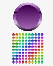 Colorful Glossy Buttons Vector Clip Art - Round Colour Sticker Singapore, HD Png Download, Transparent PNG