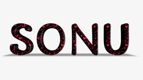 Sonu Name Logo Png, Transparent Png, Transparent PNG