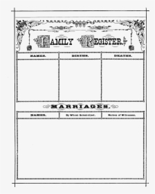 Wedding Family Clipart Background Clipart Digital Download - Vintage Birth Certificate Australia, HD Png Download, Transparent PNG